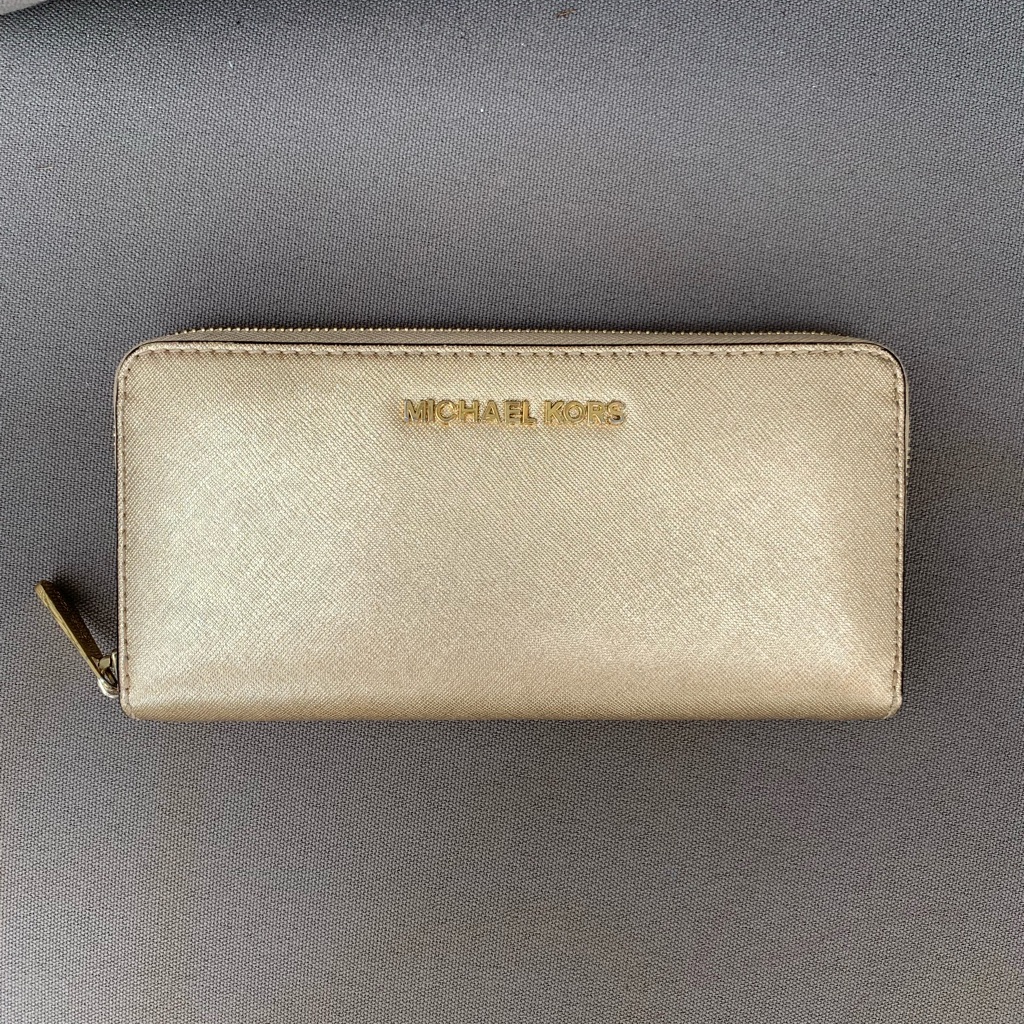 Michael Kors Gold Wallet